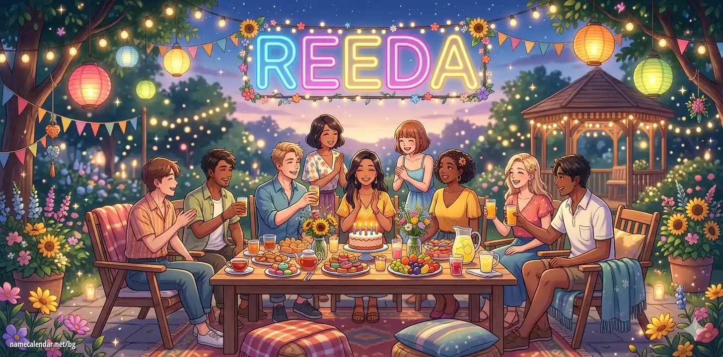 Празнуване на имен ден и име - Reeda
