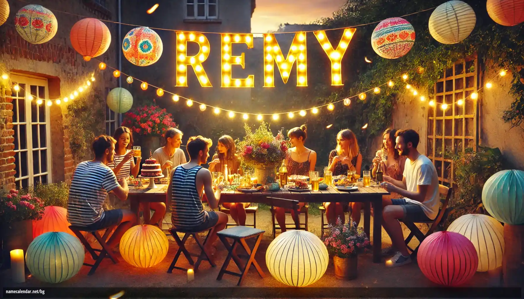 Празнуване на имен ден и име - Remy