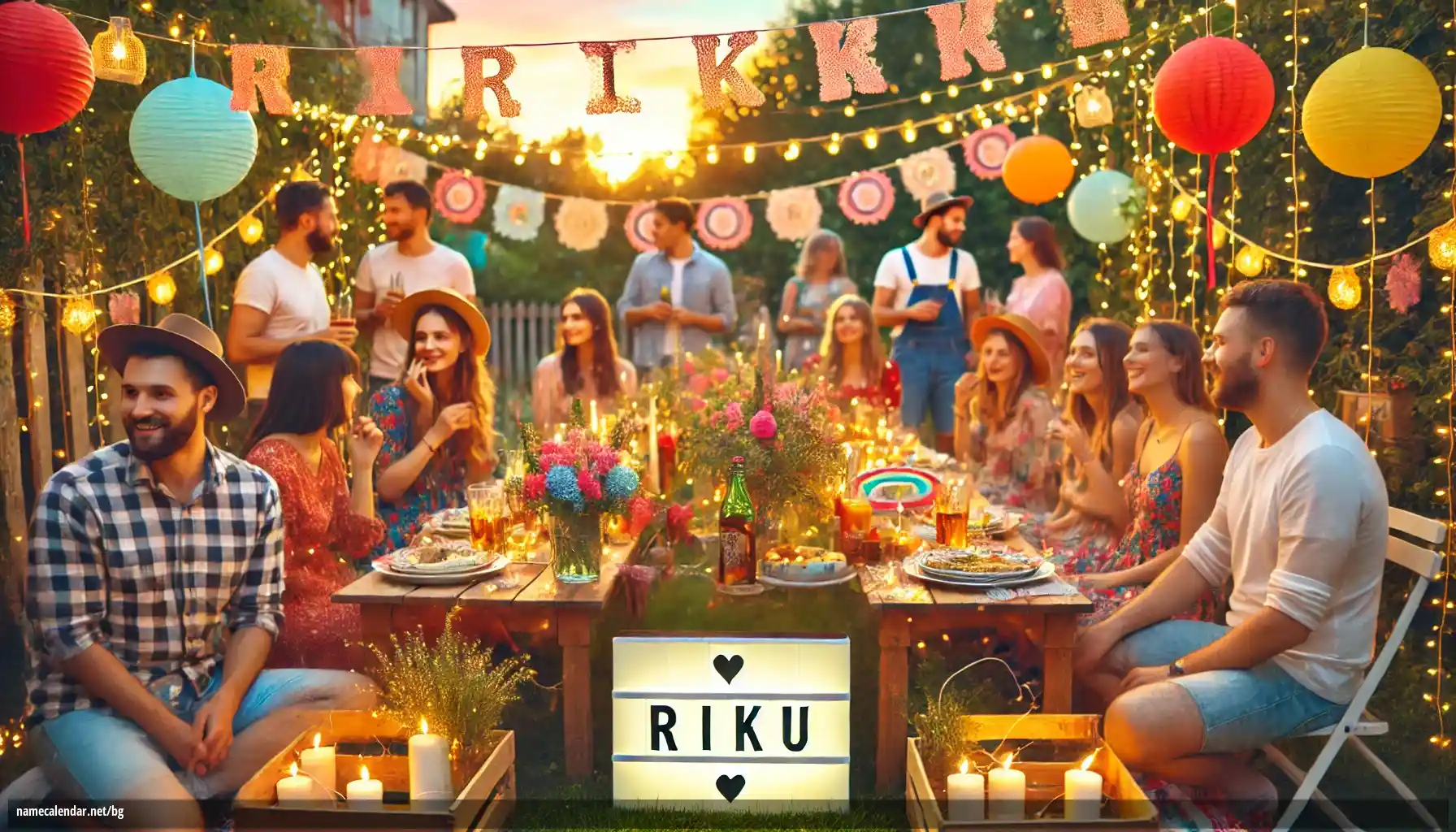 Празнуване на имен ден и име - Riku