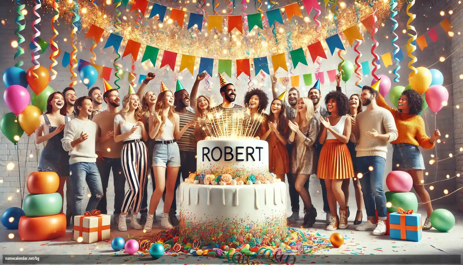 Празнуване на имен ден и име - Robert