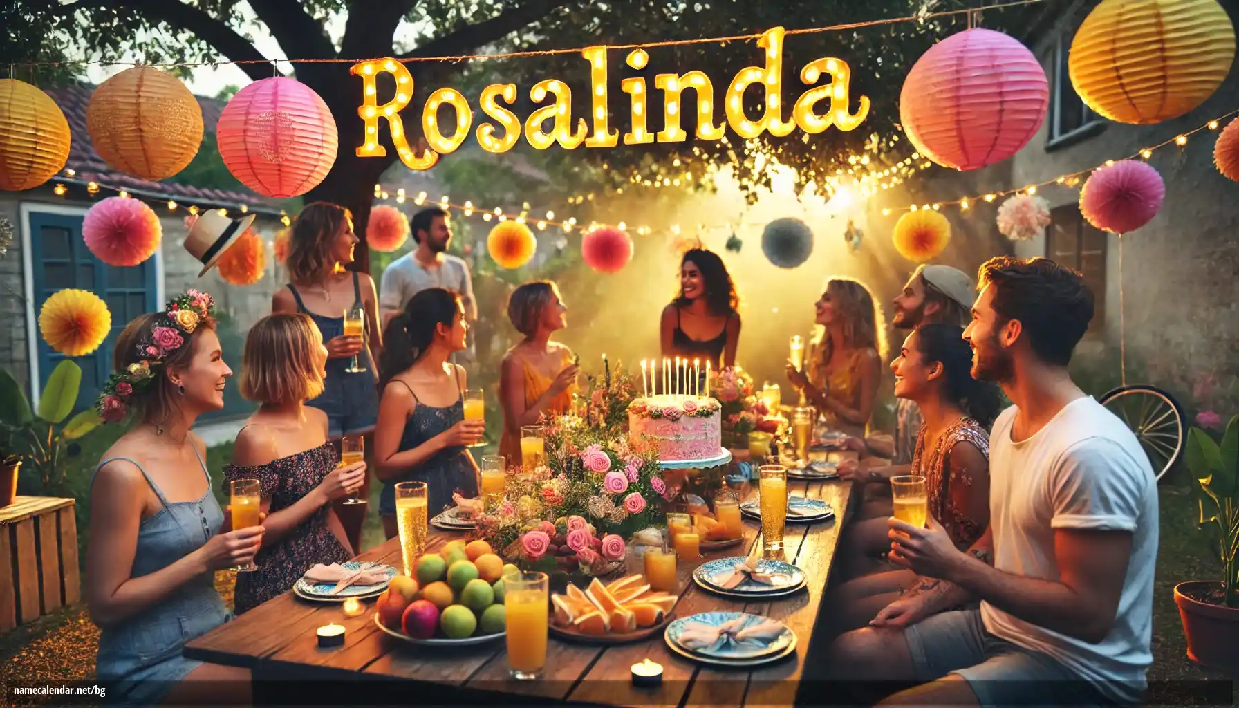 Празнуване на имен ден и име - Rosalinda