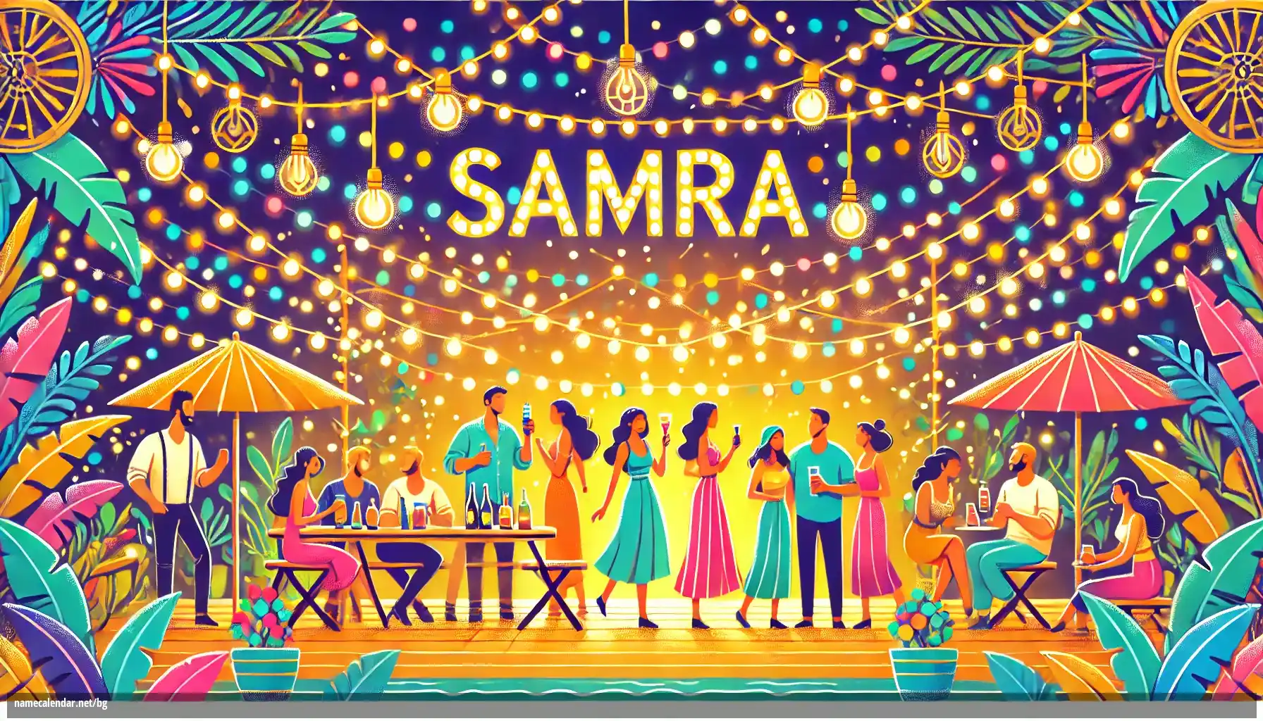 Празнуване на имен ден и име - Samra