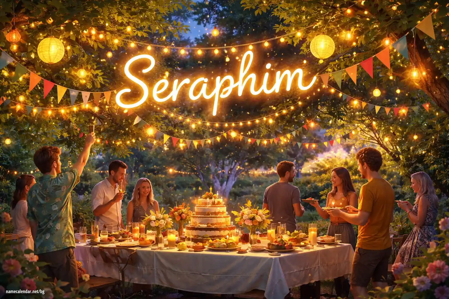 Празнуване на имен ден и име - Seraphim