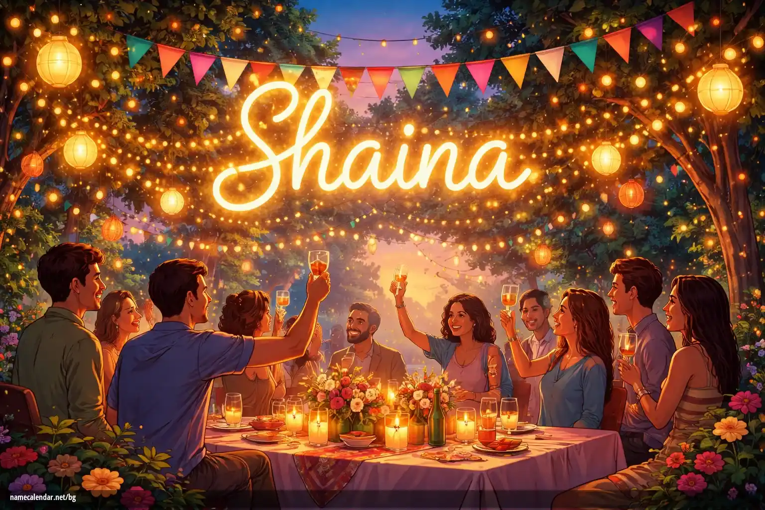 Празнуване на имен ден и име - Shaina