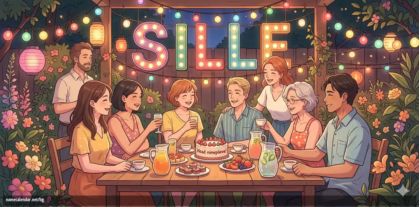 Празнуване на имен ден и име - Sille