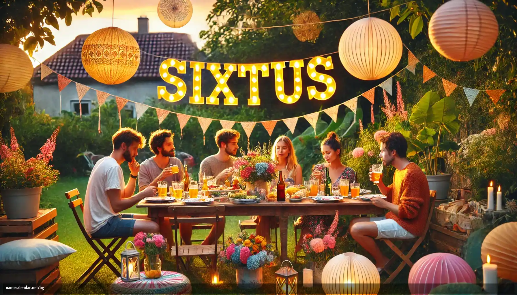 Празнуване на имен ден и име - Sixtus