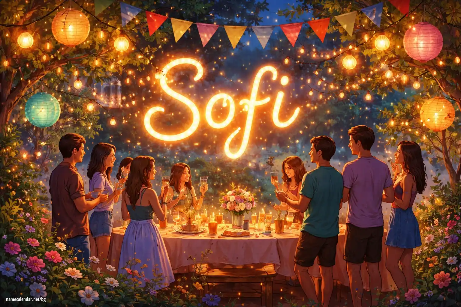 Празнуване на имен ден и име - Sofi