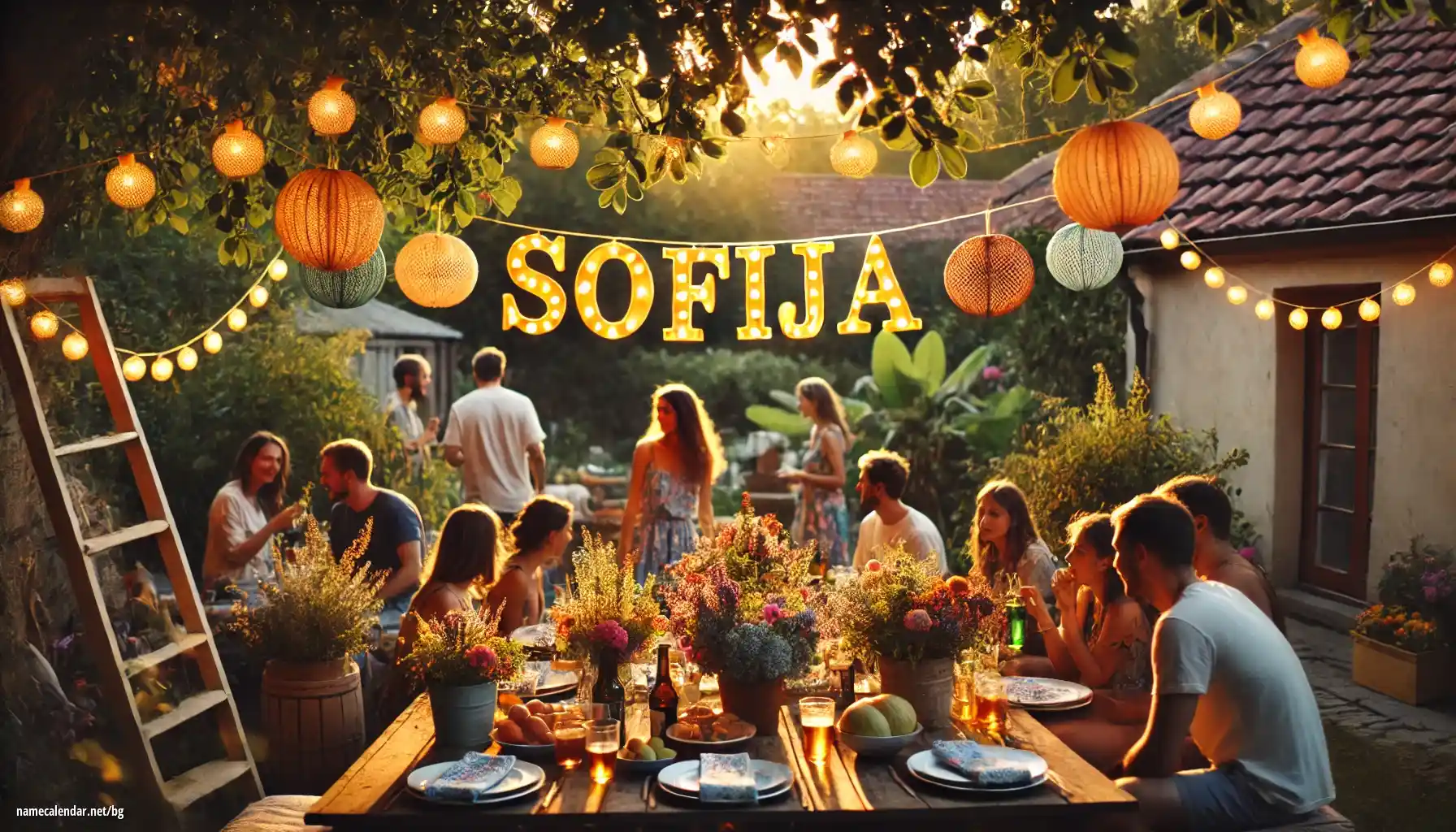 Празнуване на имен ден и име - Sofija