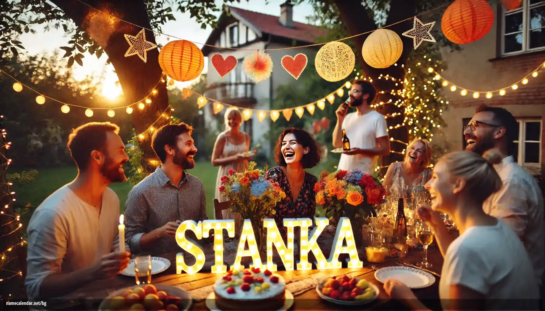 Празнуване на имен ден и име - Stanka