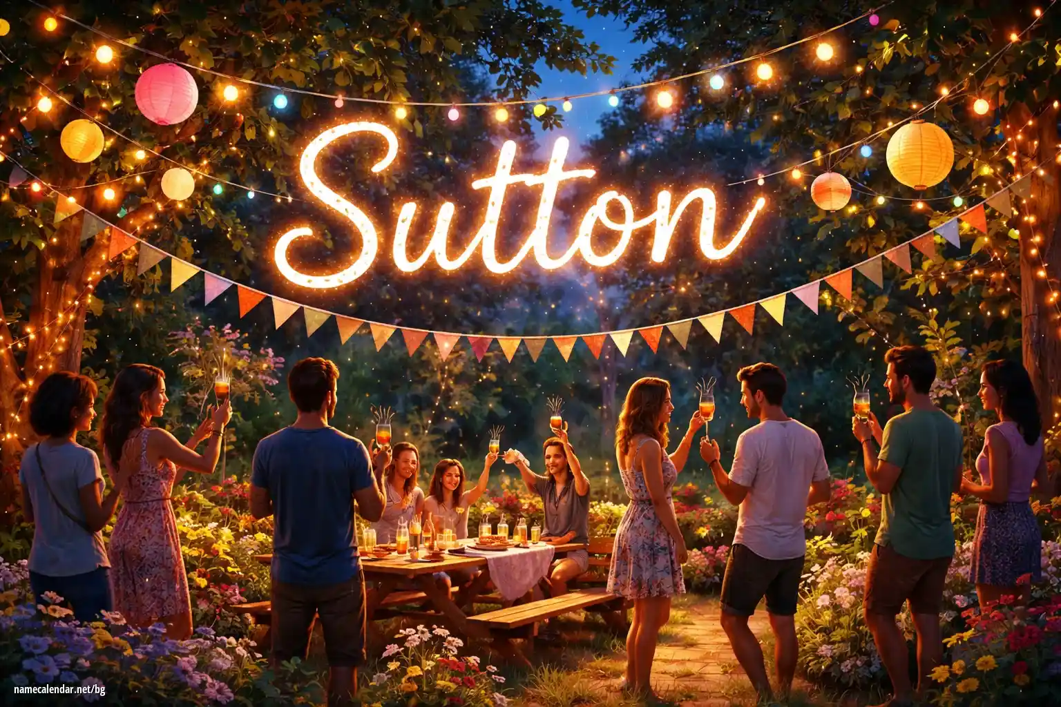 Празнуване на имен ден и име - Sutton