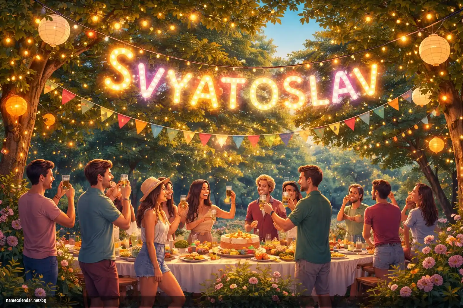 Празнуване на имен ден и име - Svyatoslav