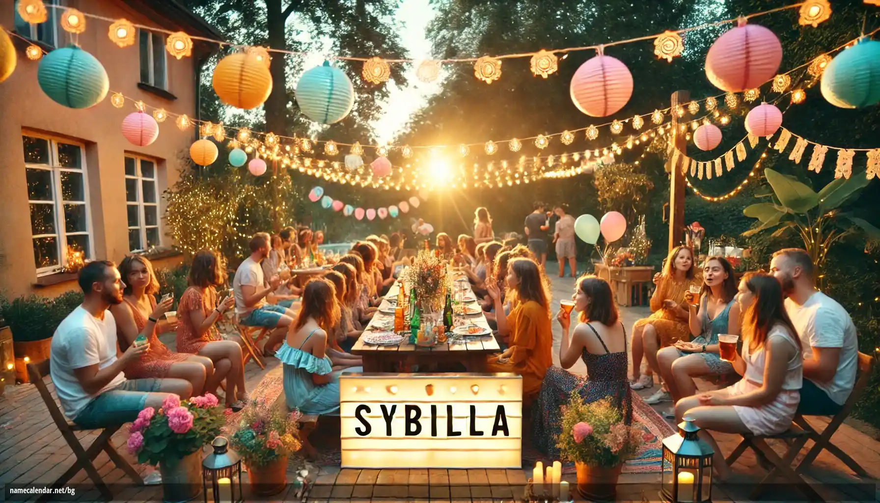 Празнуване на имен ден и име - Sybilla