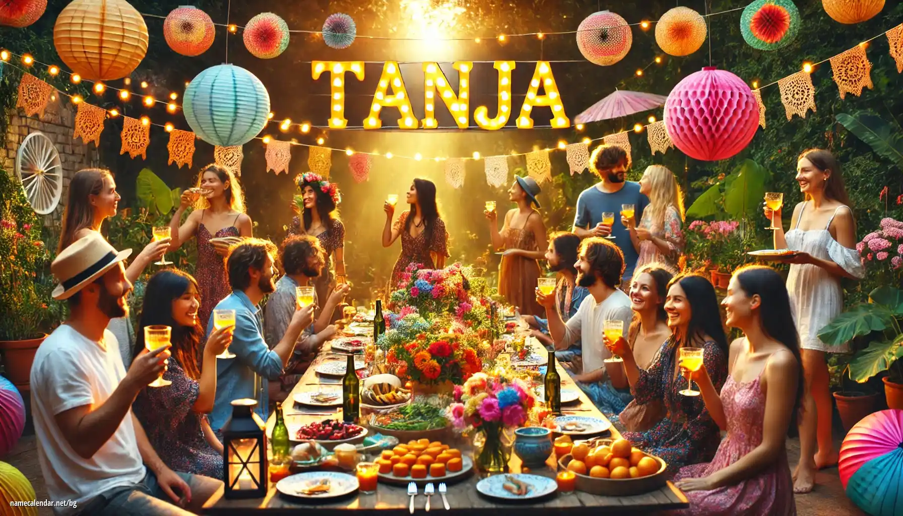 Празнуване на имен ден и име - Tanja