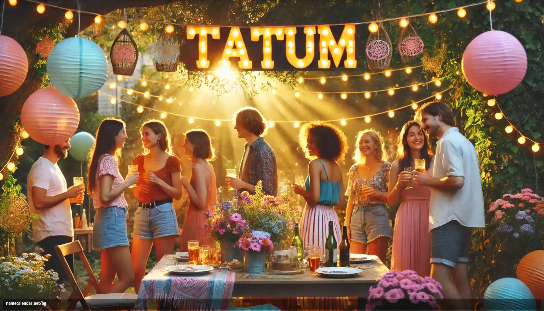 Празнуване на имен ден и име - Tatum