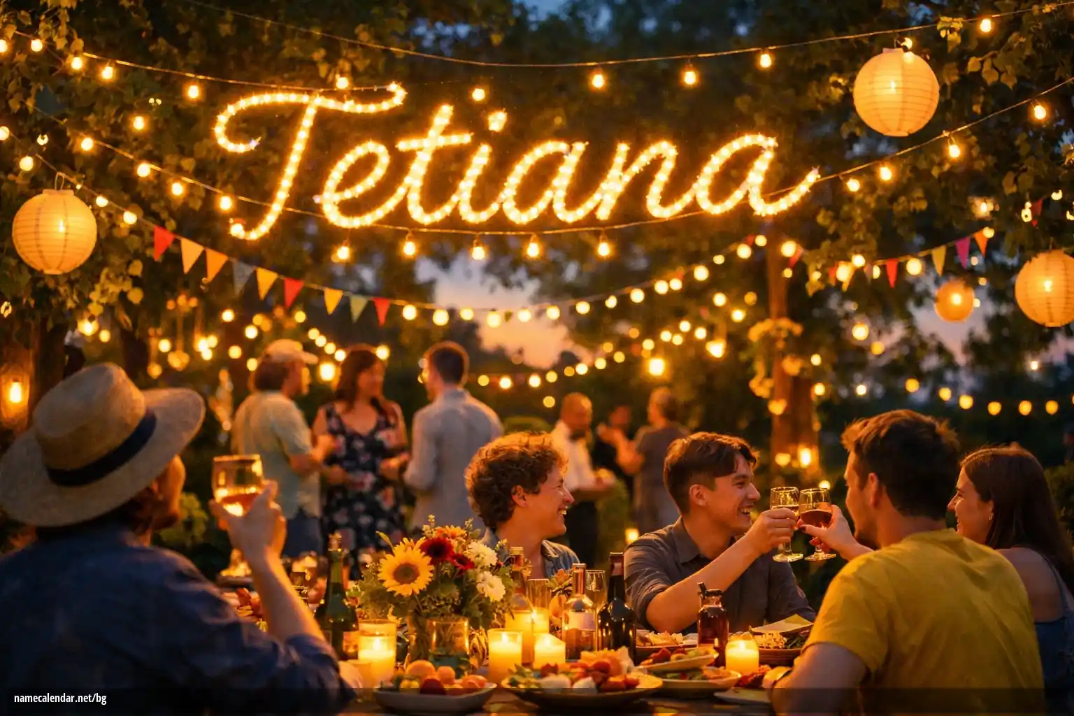 Празнуване на имен ден и име - Tetiana