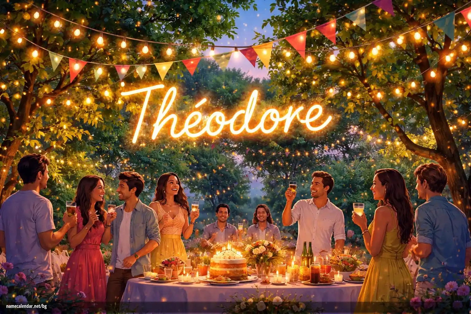Празнуване на имен ден и име - Théodore