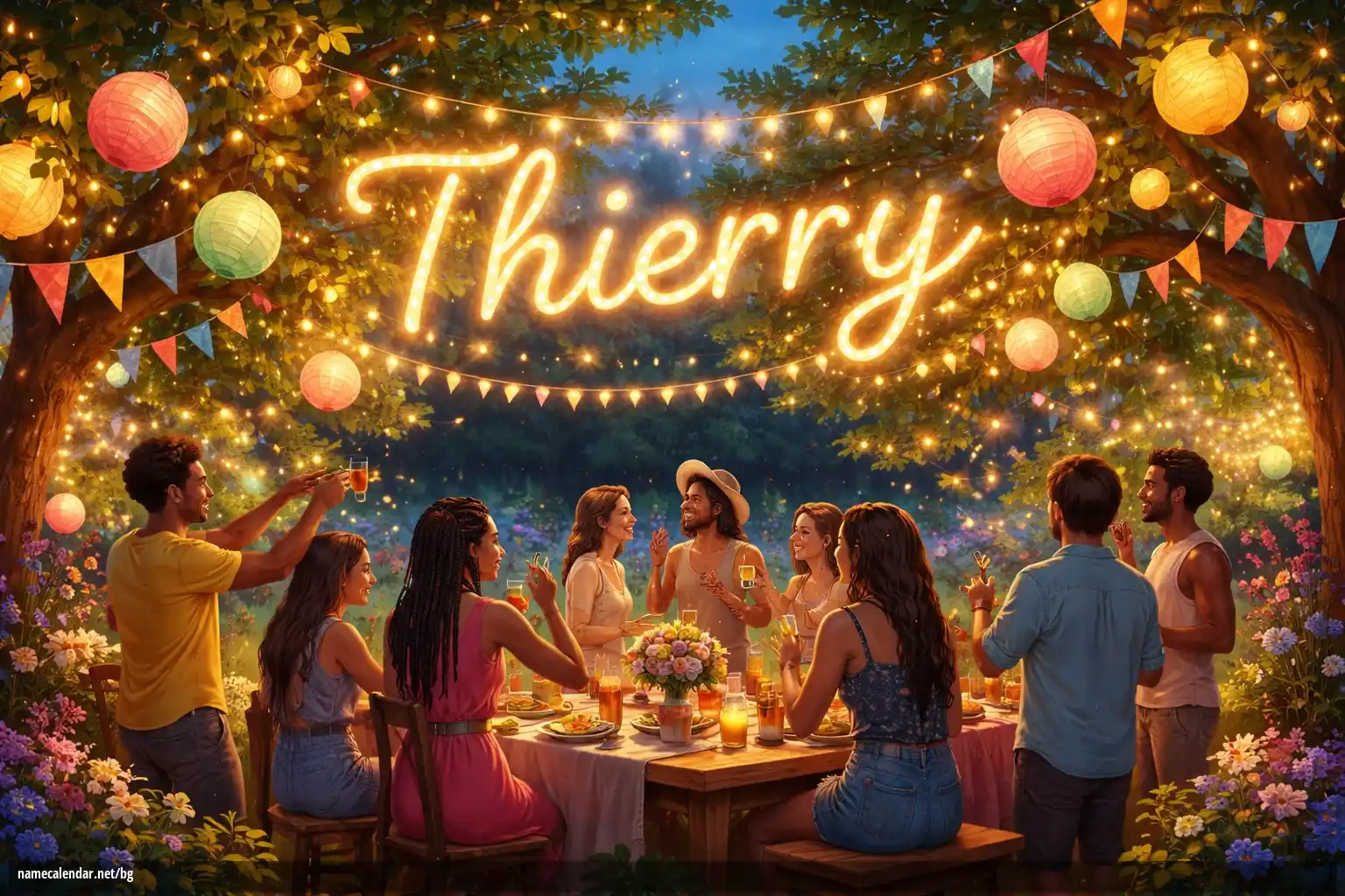 Празнуване на имен ден и име - Thierry