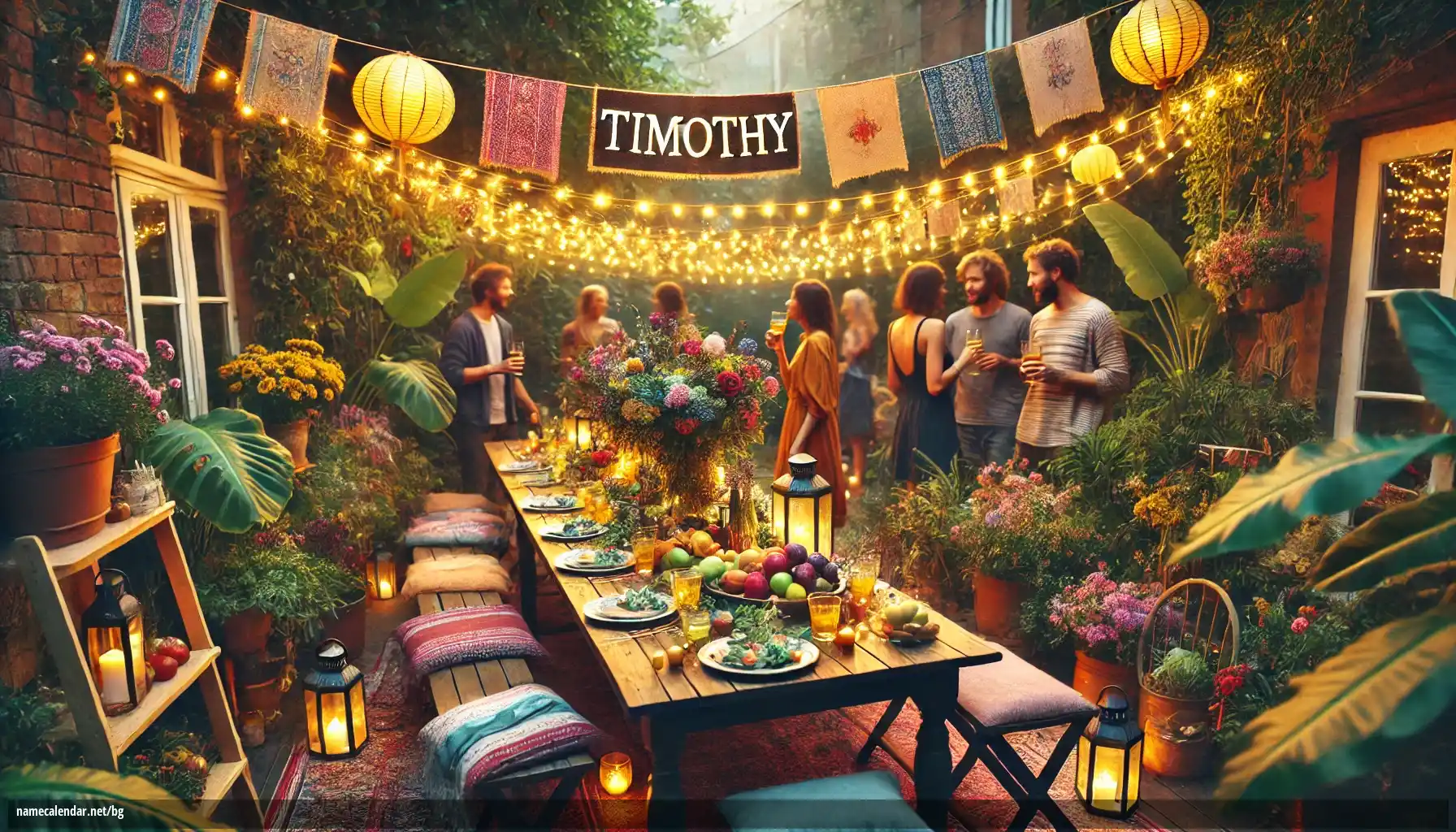 Празнуване на имен ден и име - Timothy