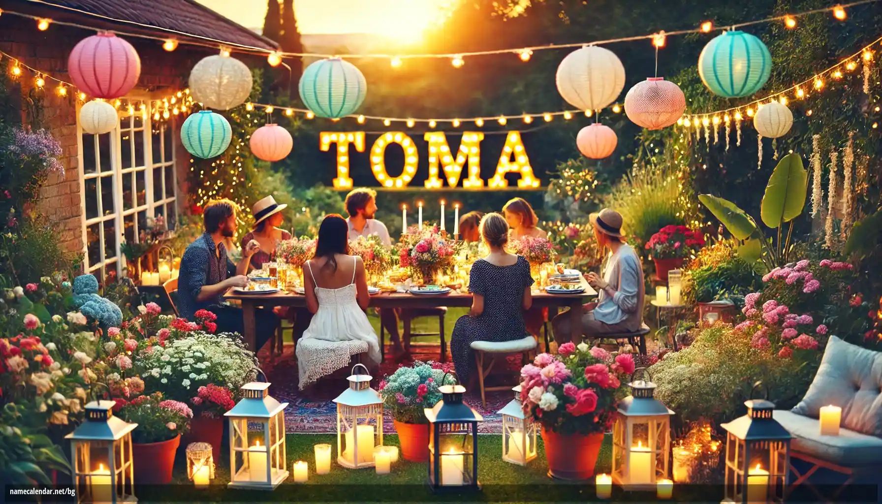 Празнуване на имен ден и име - Toma