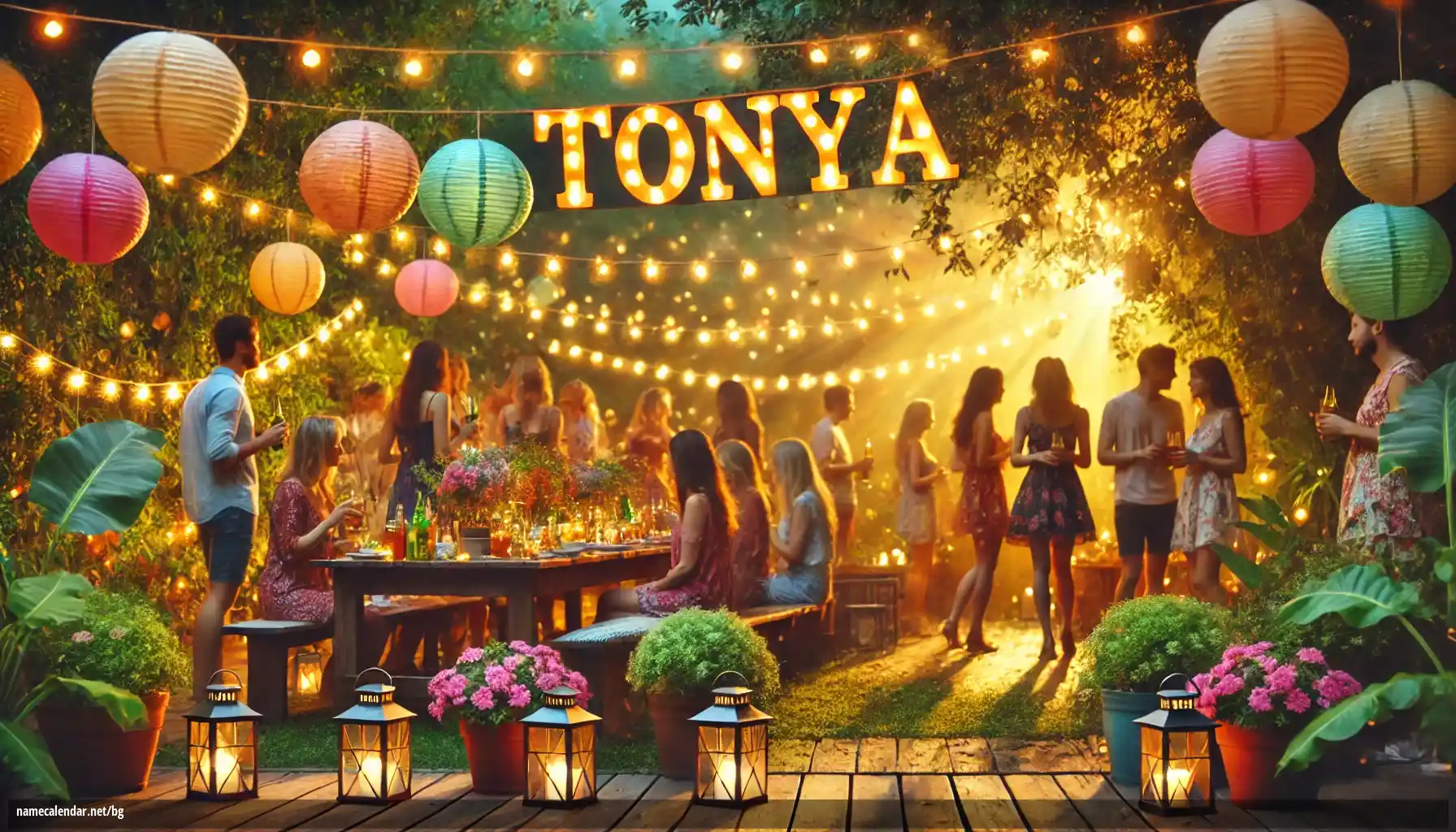 Празнуване на имен ден и име - Tonya