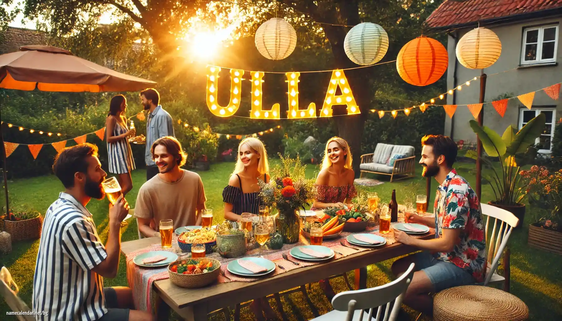 Празнуване на имен ден и име - Ülla