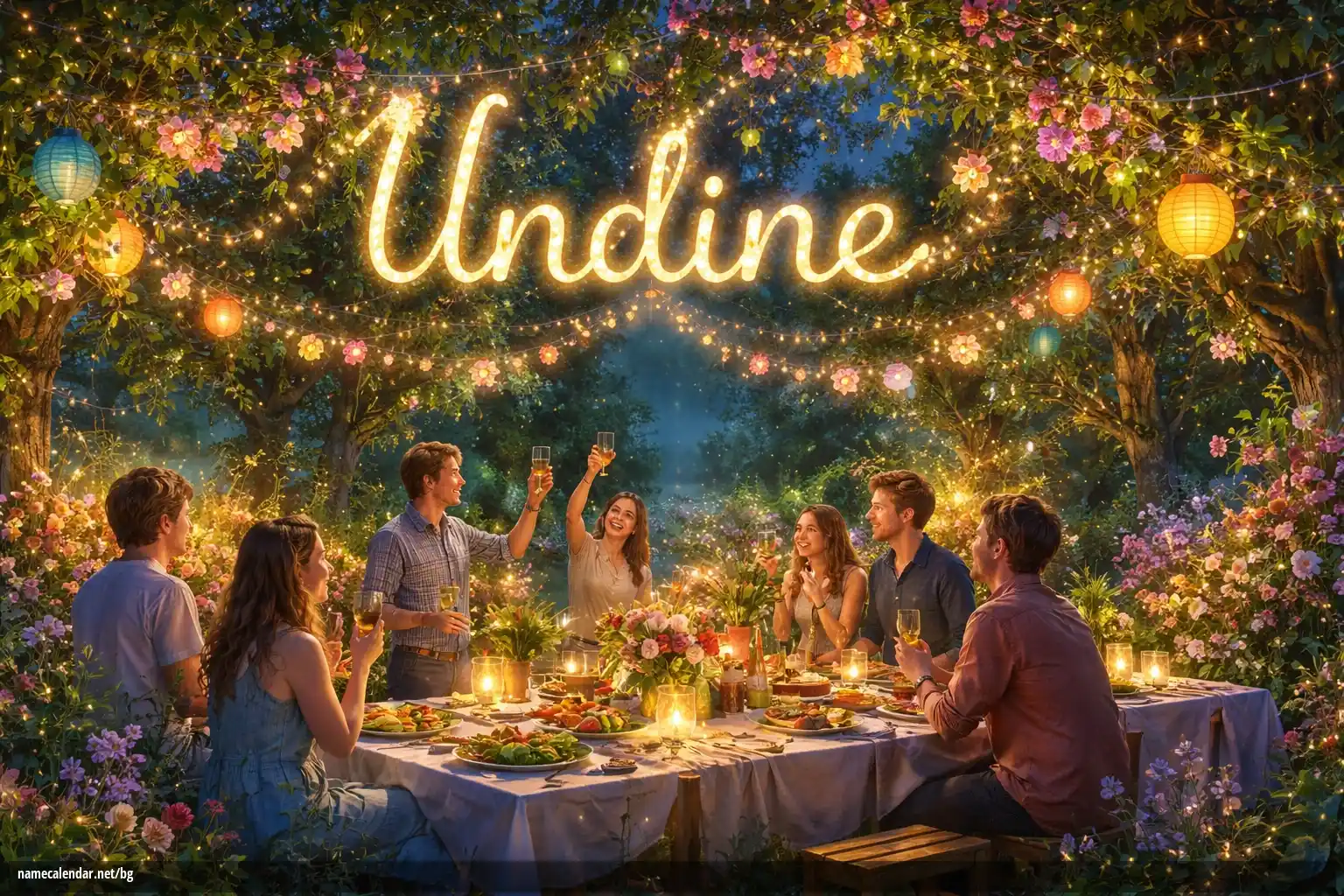 Празнуване на имен ден и име - Undine