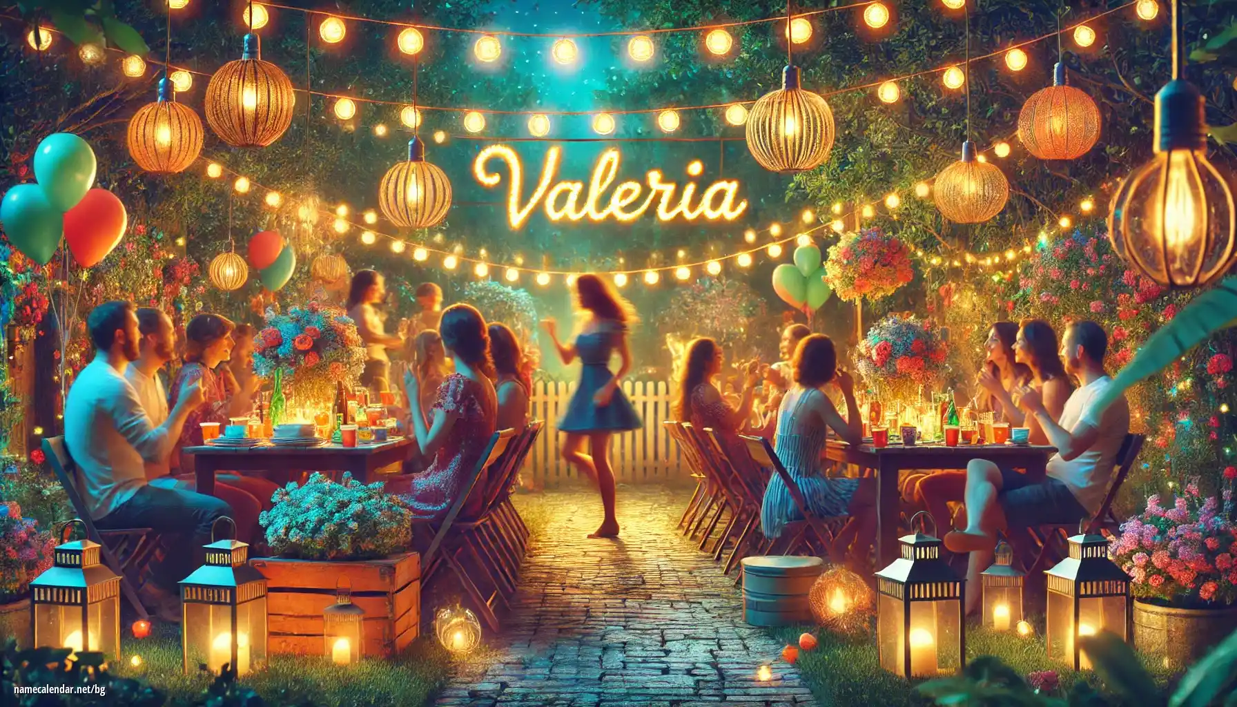 Празнуване на имен ден и име - Valéria