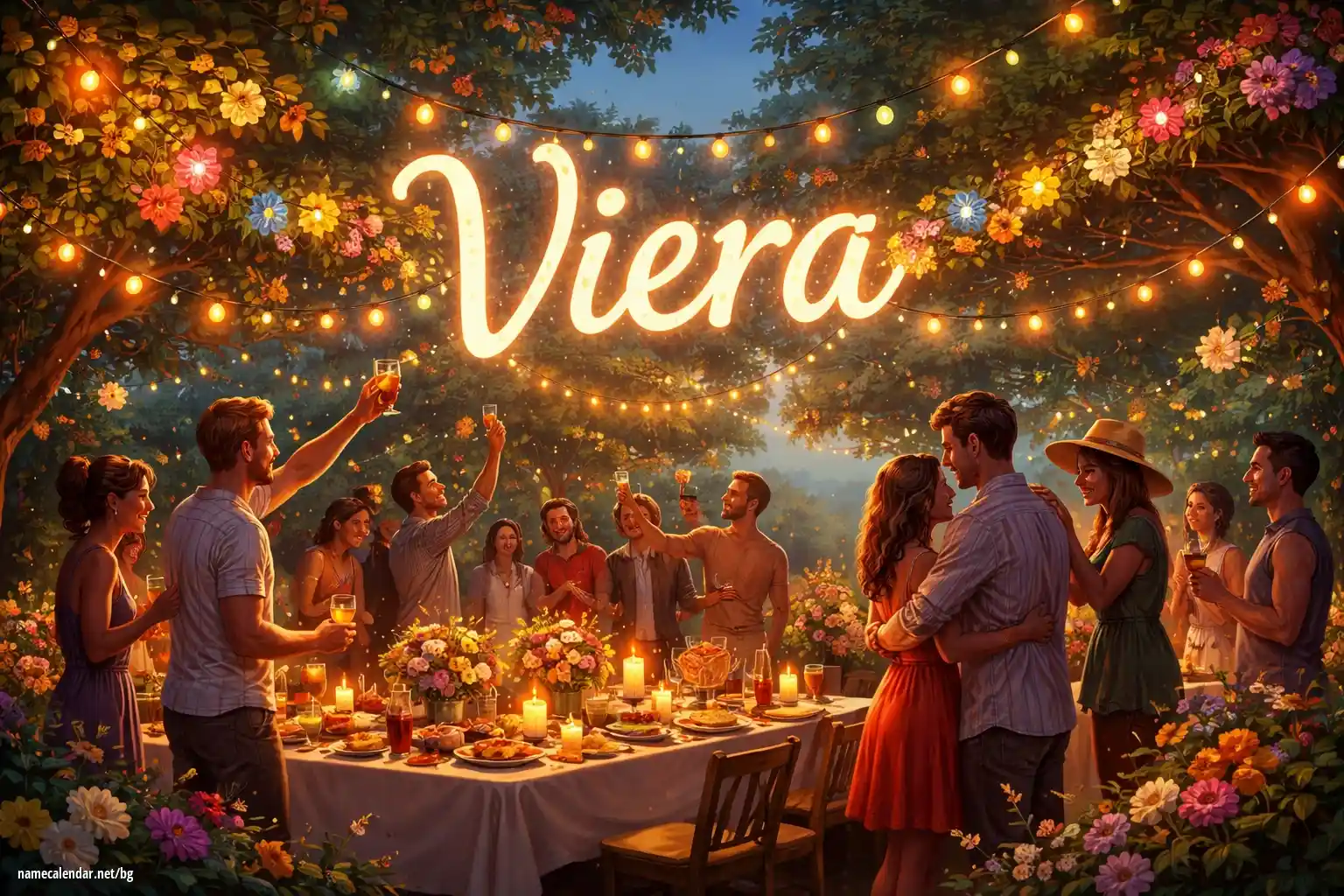 Празнуване на имен ден и име - Viera