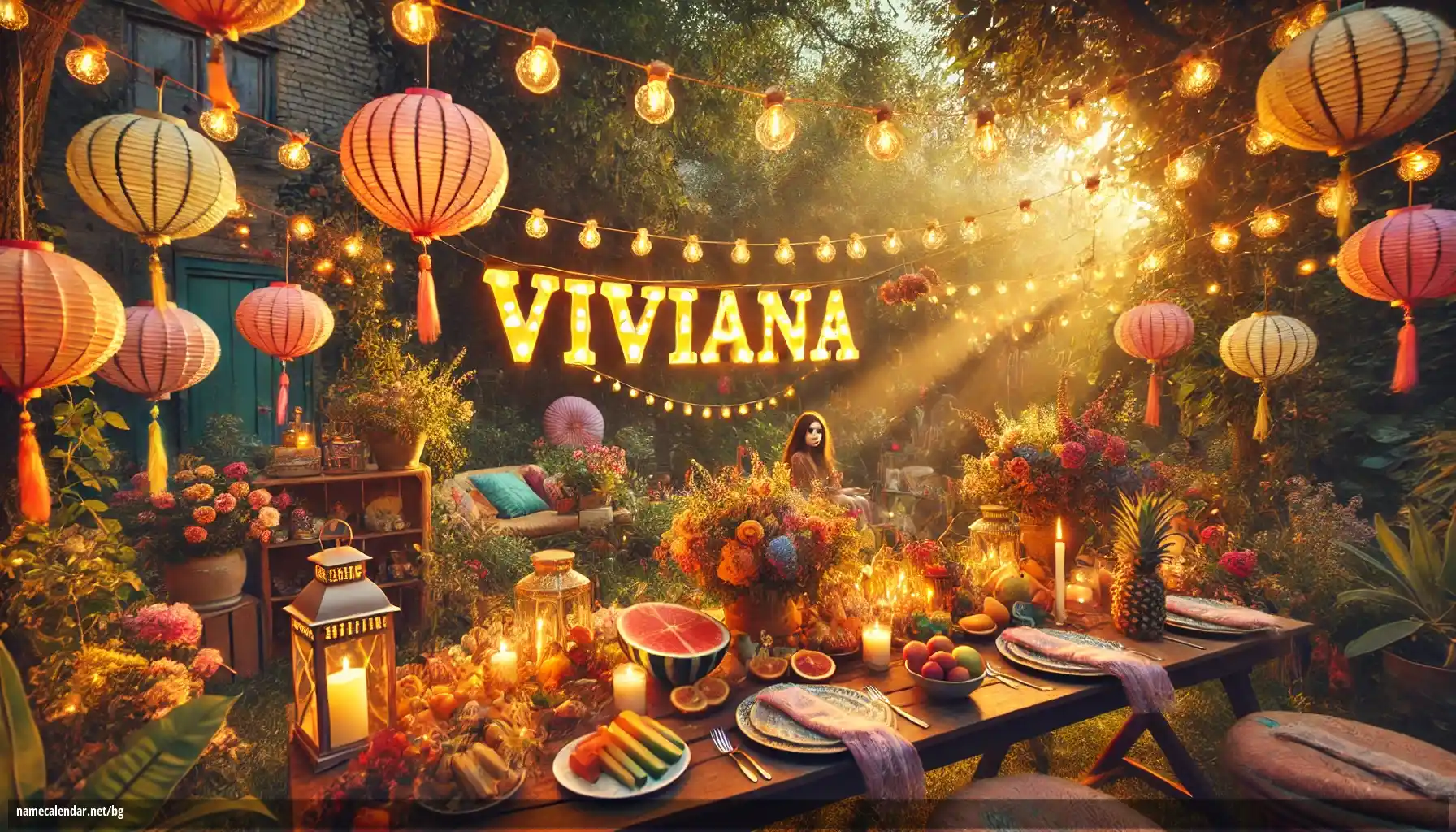 Празнуване на имен ден и име - Viviana