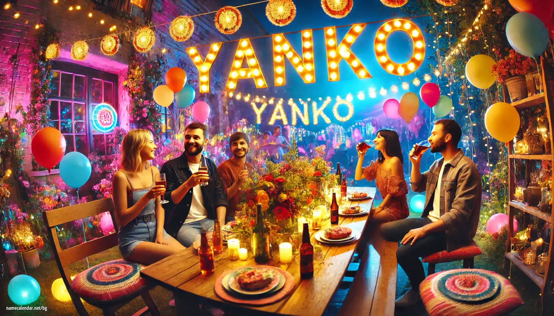 Празнуване на имен ден и име - Yanko