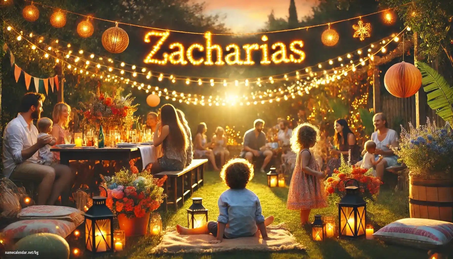 Празнуване на имен ден и име - Zacharias