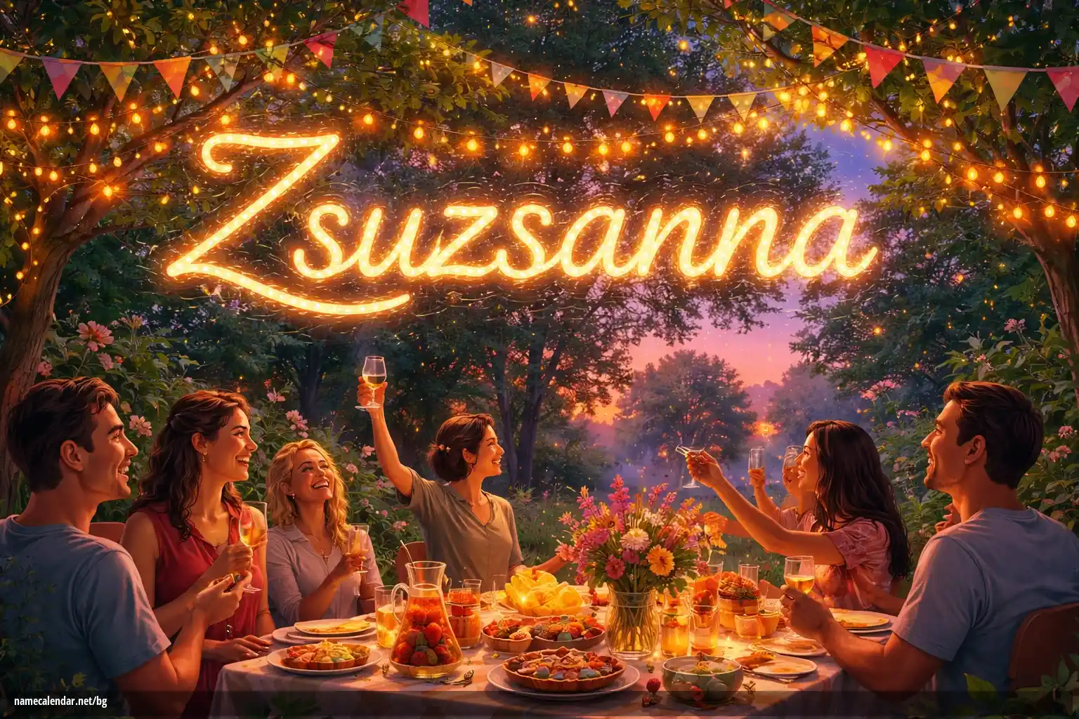 Празнуване на имен ден и име - Zsuzsanna