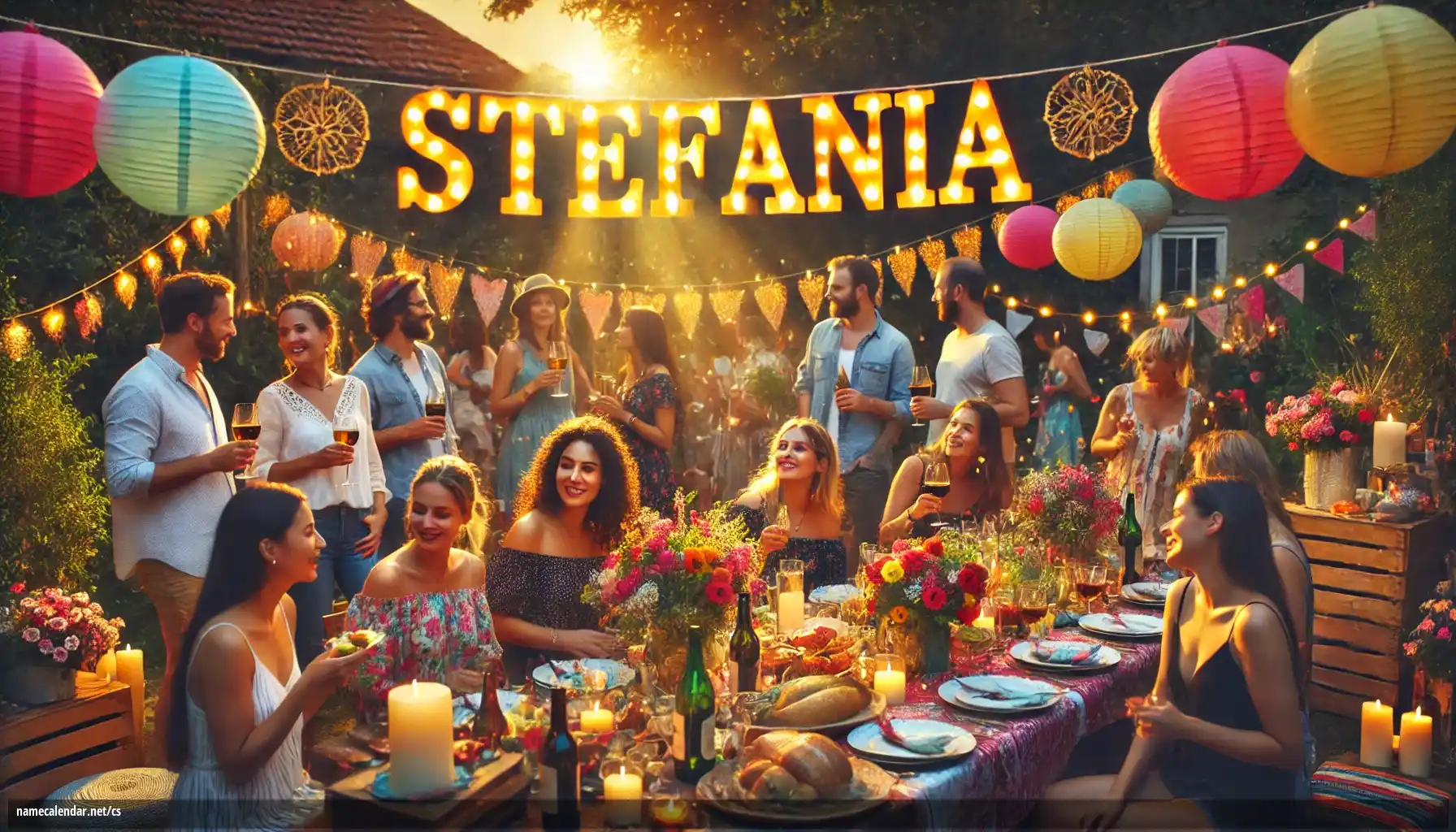 Oslava jmenin a jmenin - Štefánia