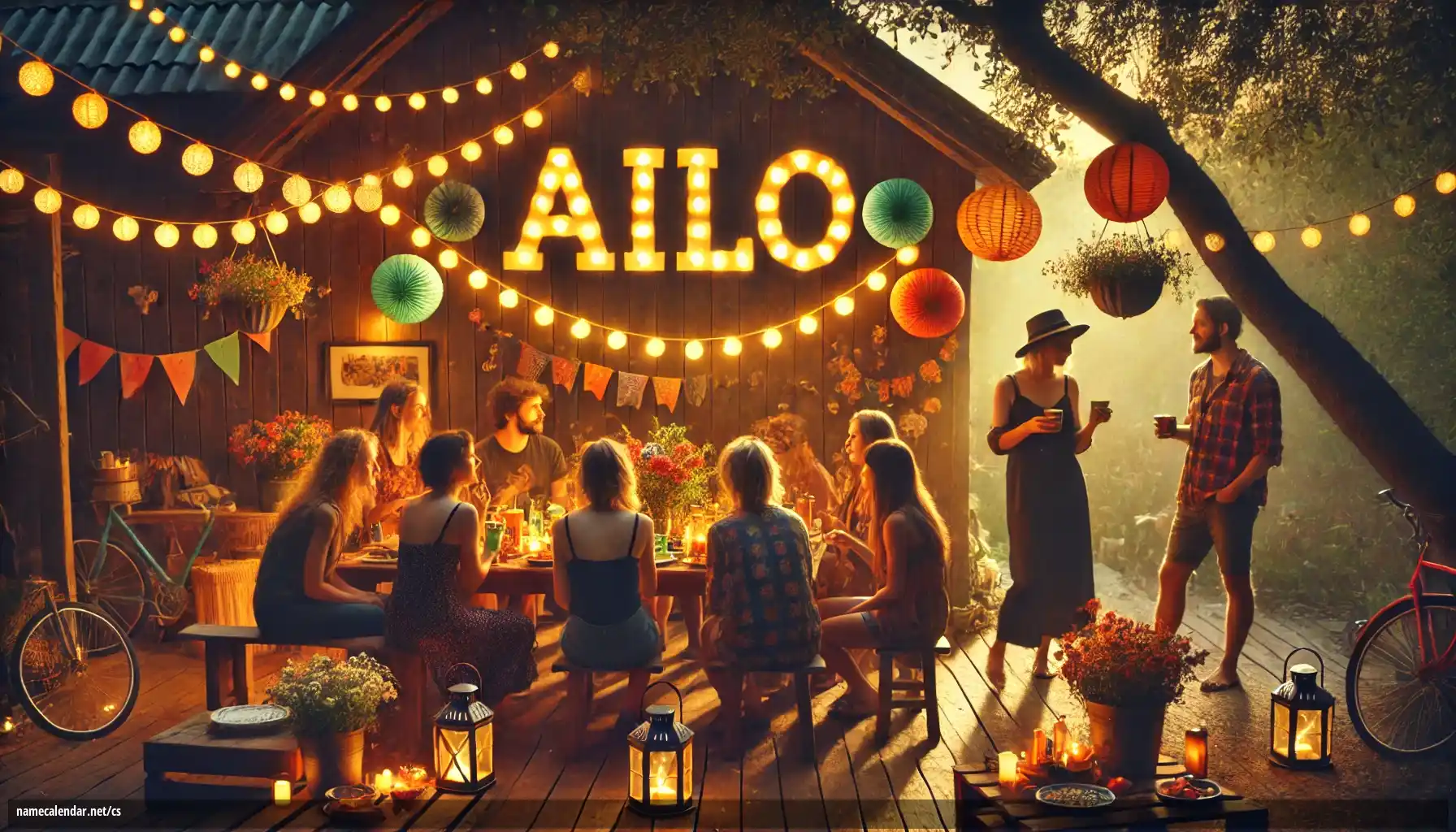 Oslava jmenin a jmenin - Ailo