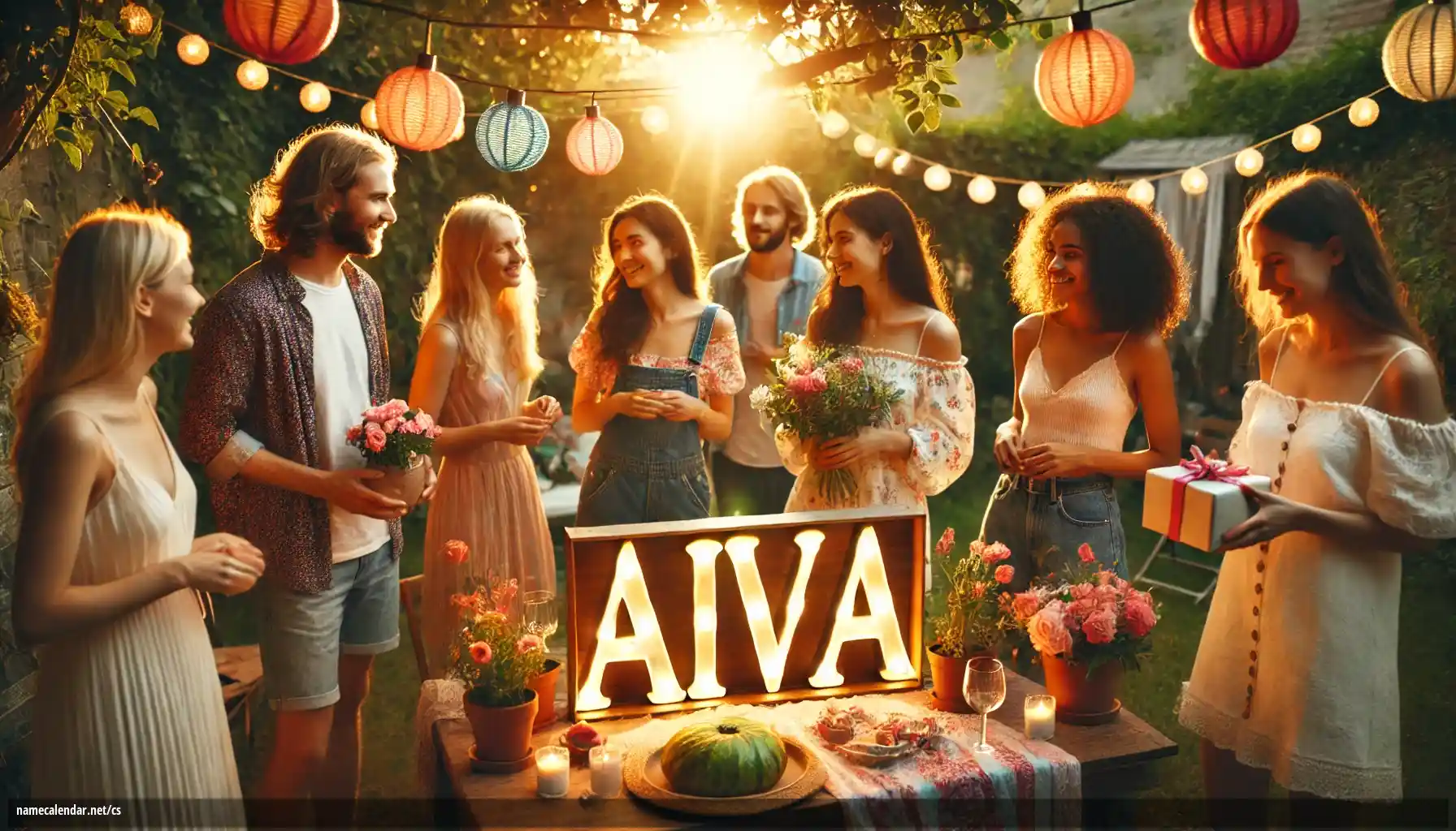 Oslava jmenin a jmenin - Aiva