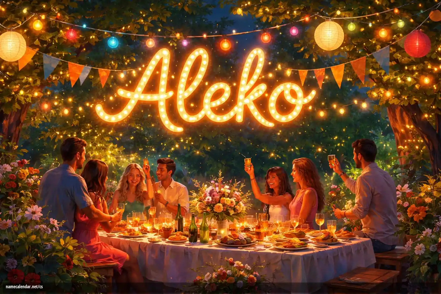 Oslava jmenin a jmenin - Aleko