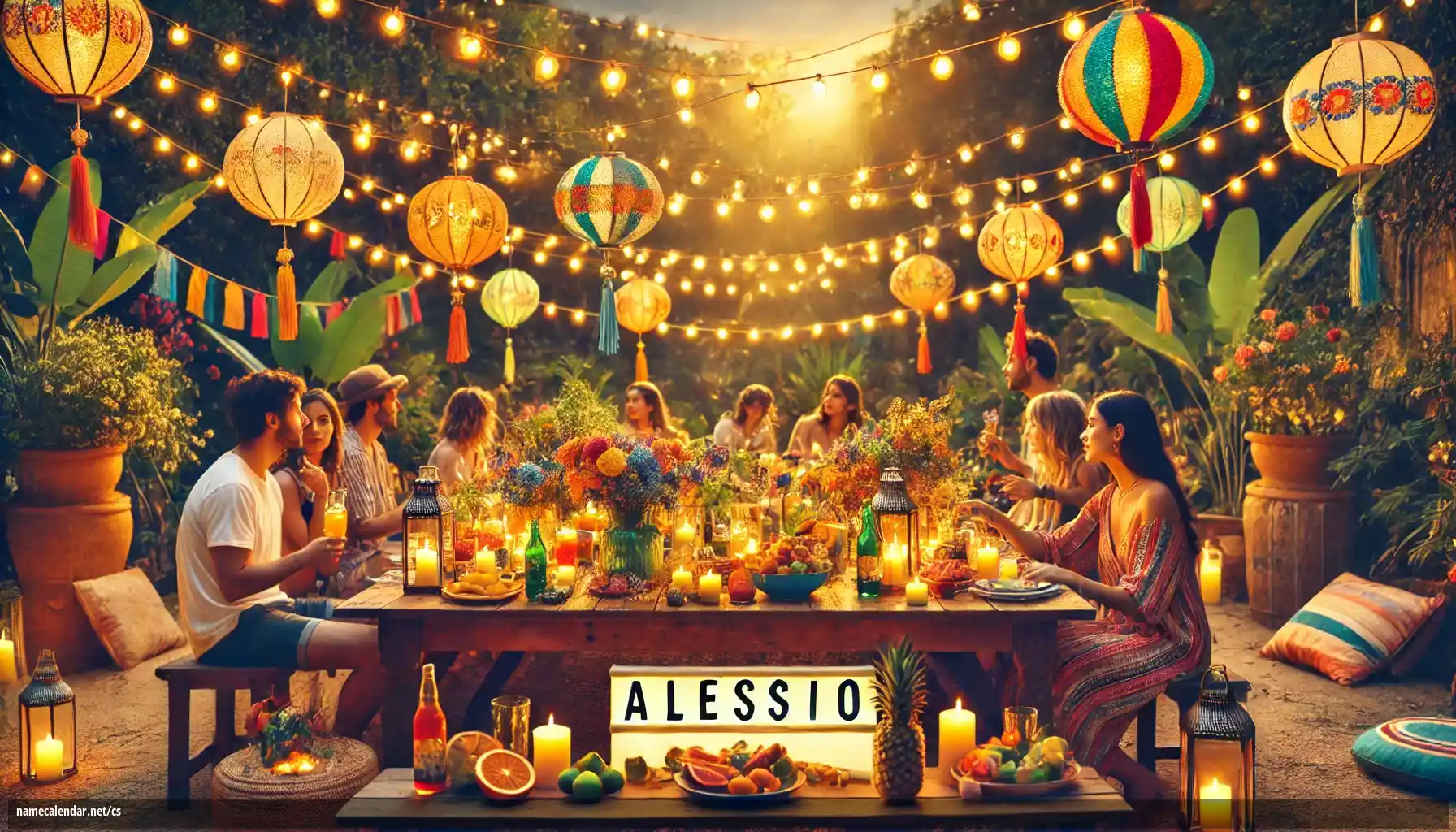 Oslava jmenin a jmenin - Alessio