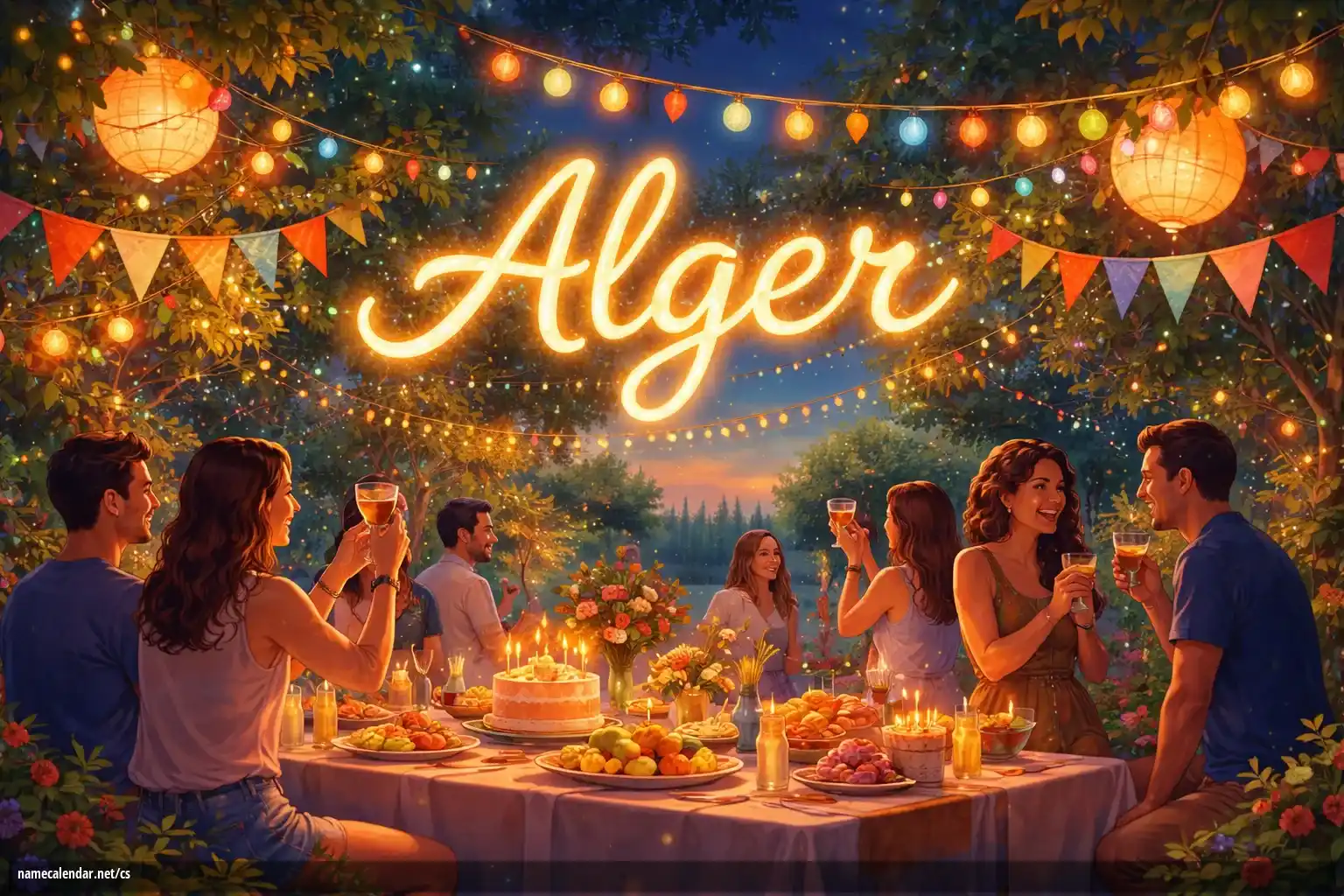 Oslava jmenin a jmenin - Alger