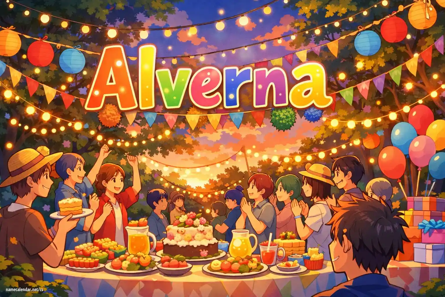 Oslava jmenin a jmenin - Alverna