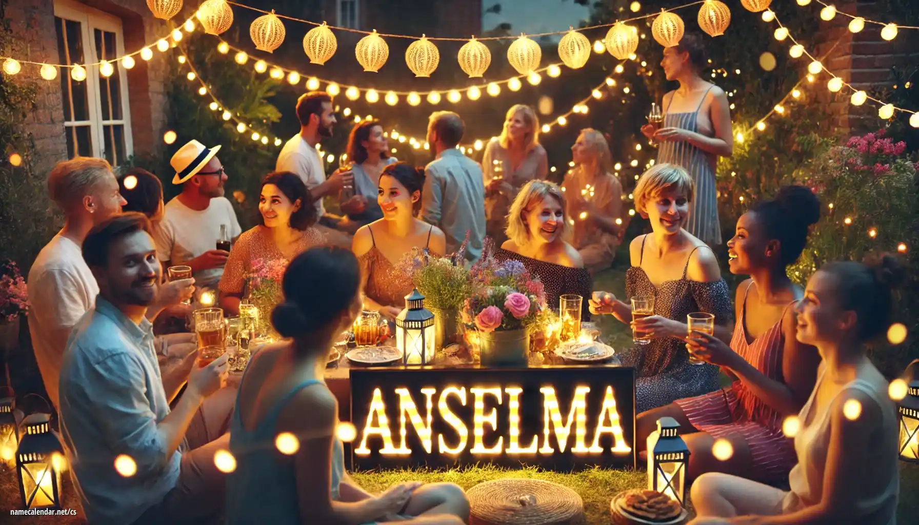 Oslava jmenin a jmenin - Anselma