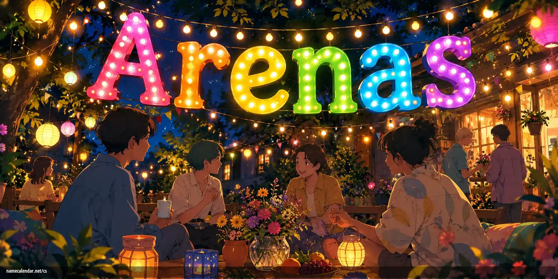 Oslava jmenin a jmenin - Arenas