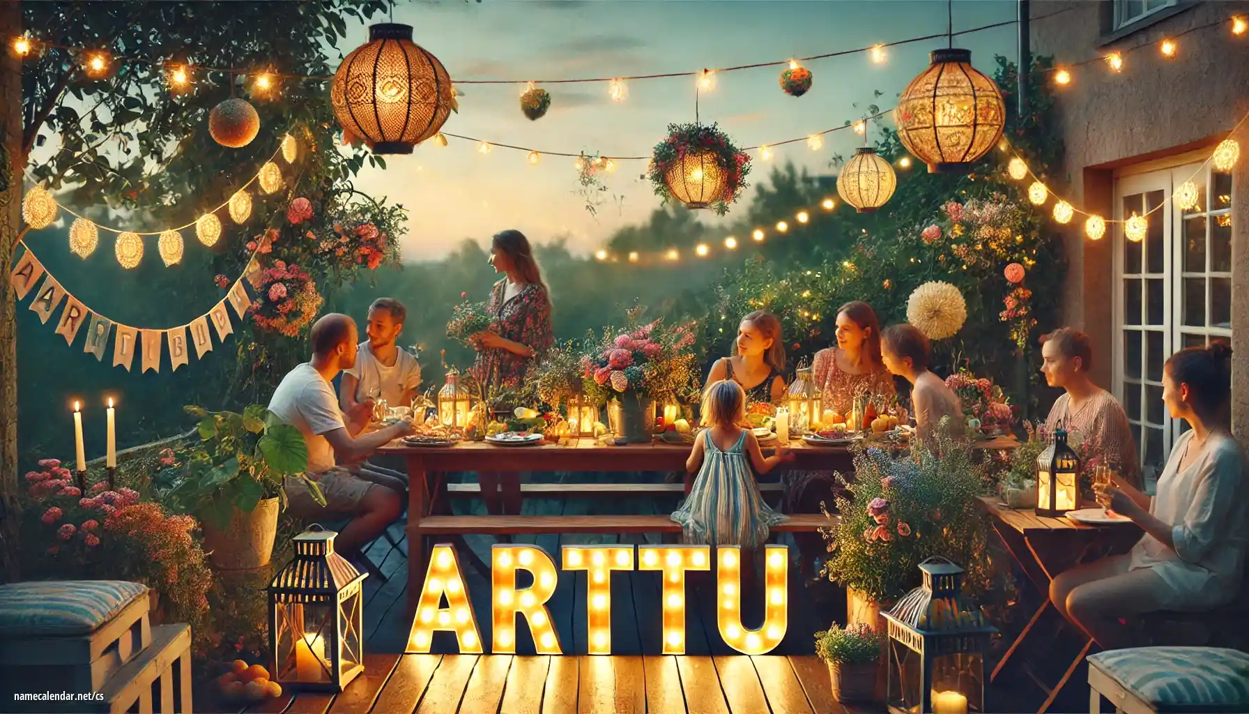 Oslava jmenin a jmenin - Arttu