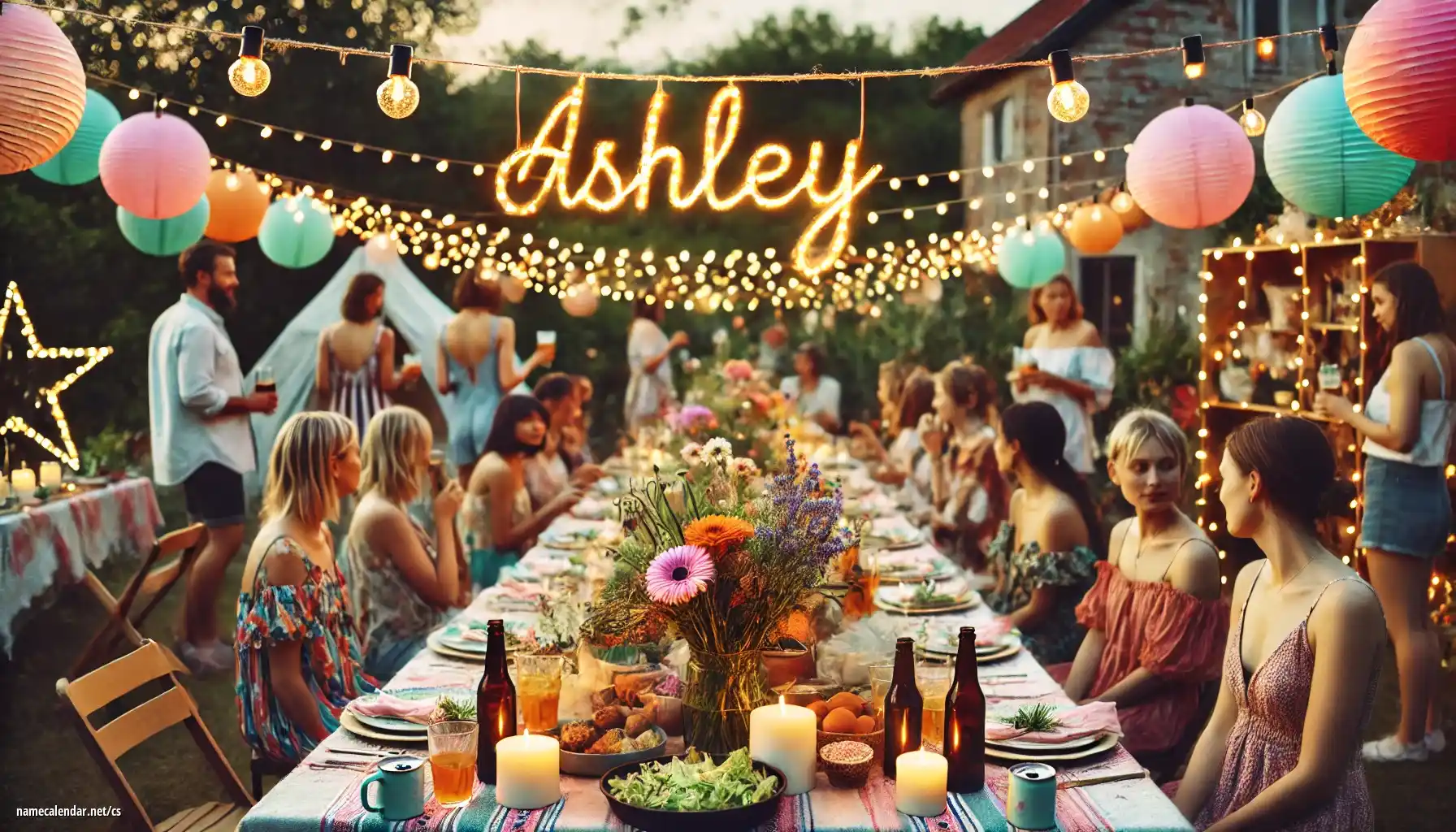 Oslava jmenin a jmenin - Ashley