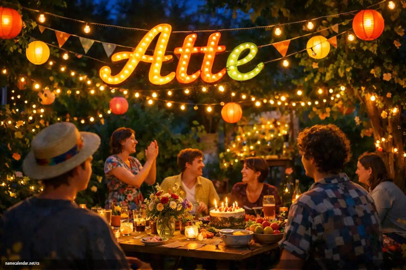 Oslava jmenin a jmenin - Atte