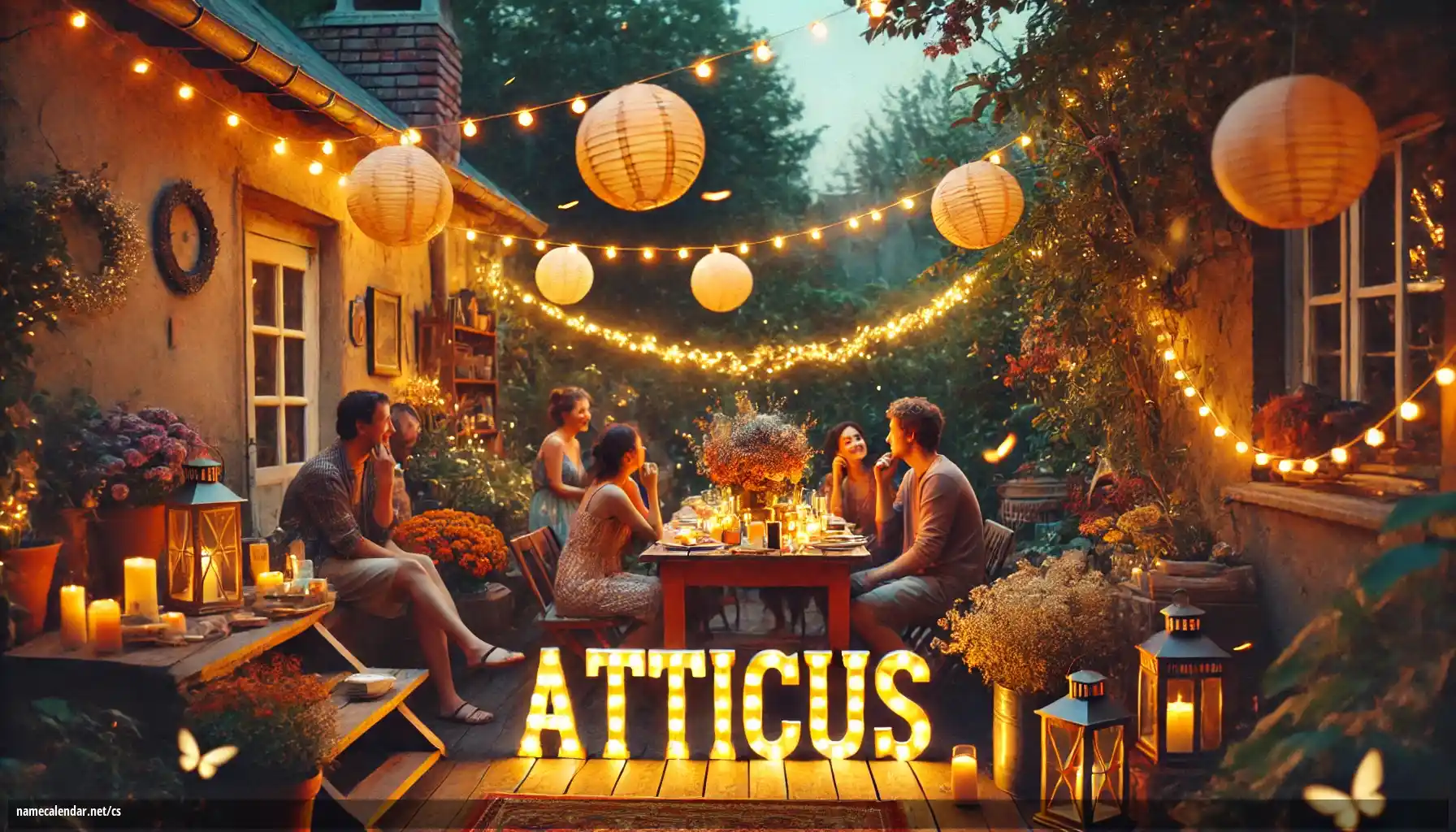 Oslava jmenin a jmenin - Atticus