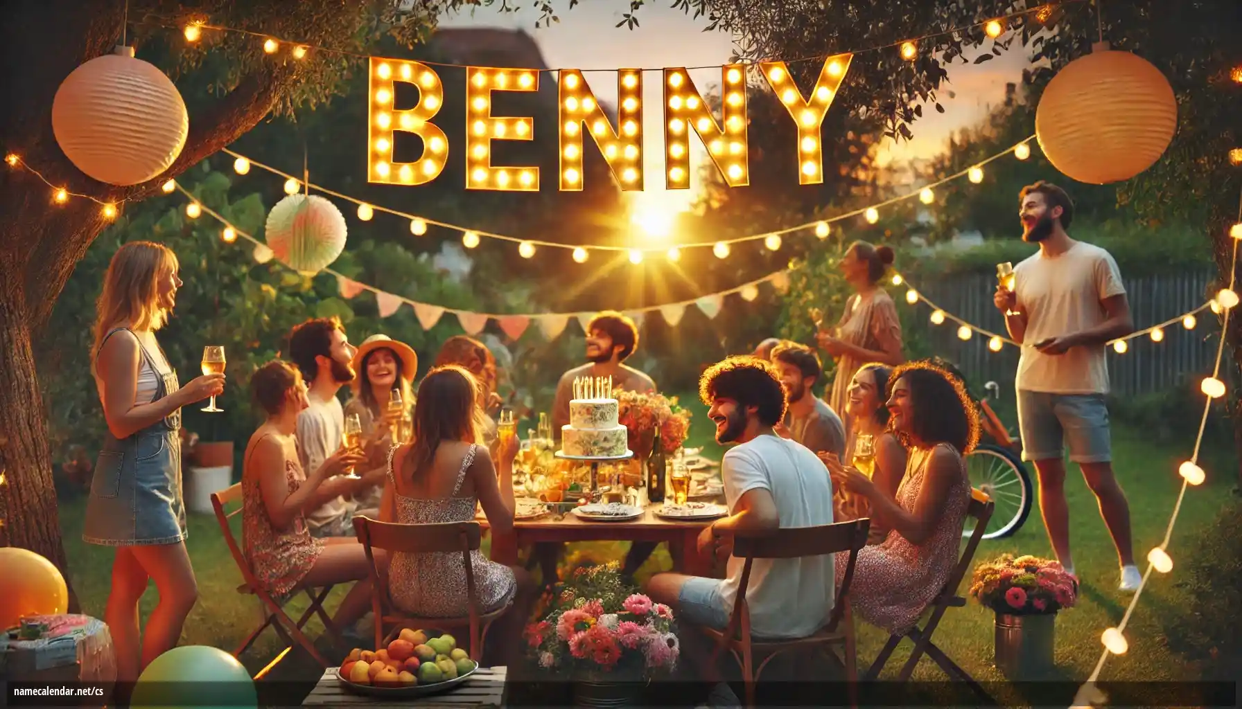 Oslava jmenin a jmenin - Benny