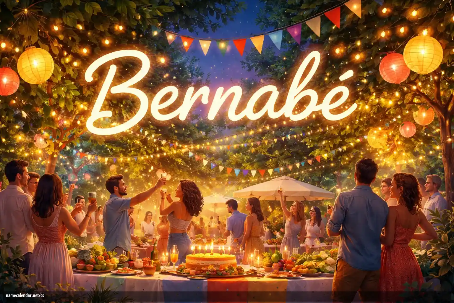 Oslava jmenin a jmenin - Bernabé