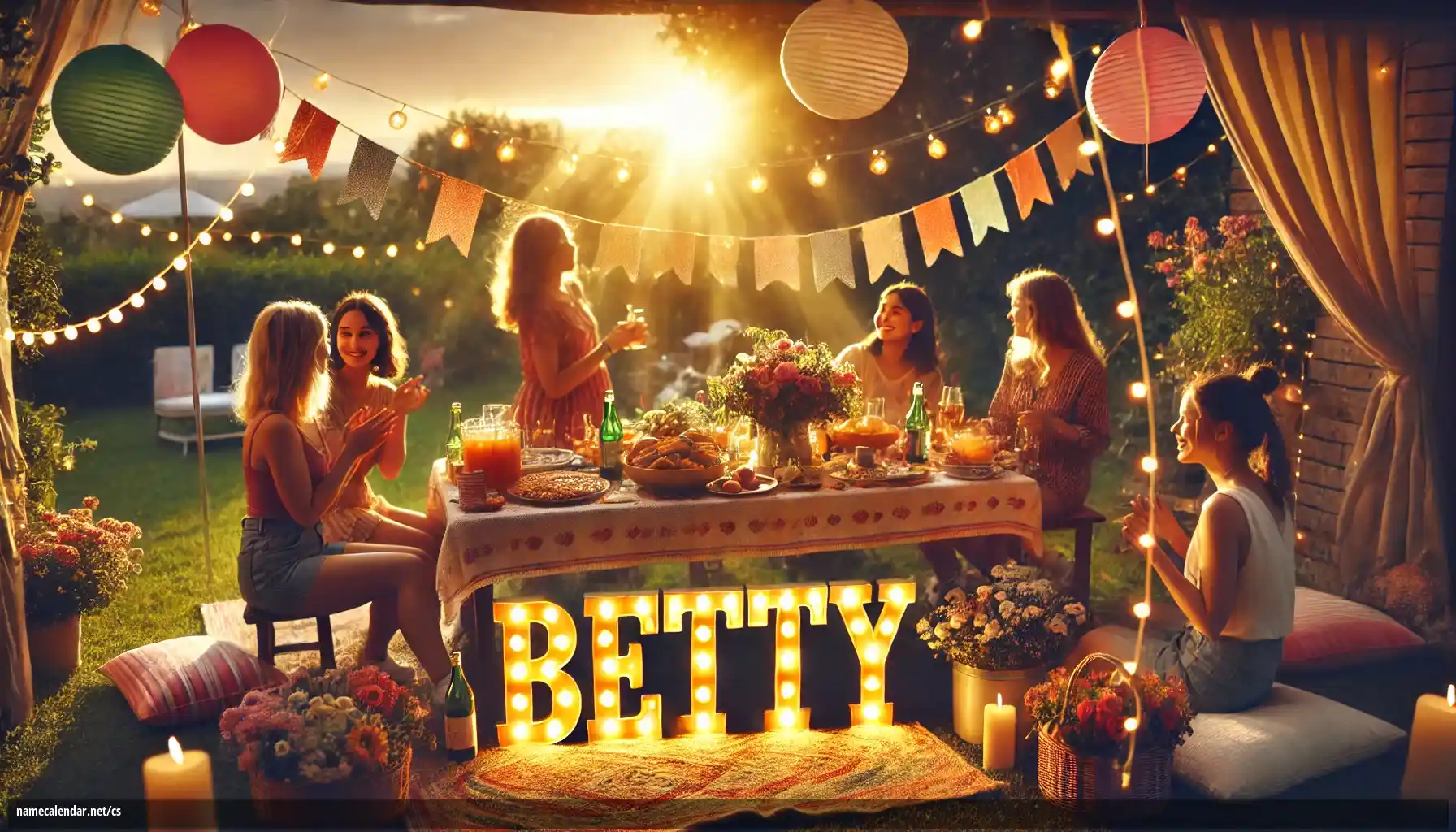 Oslava jmenin a jmenin - Betty