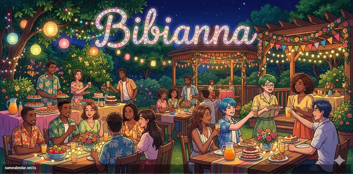Oslava jmenin a jmenin - Bibianna