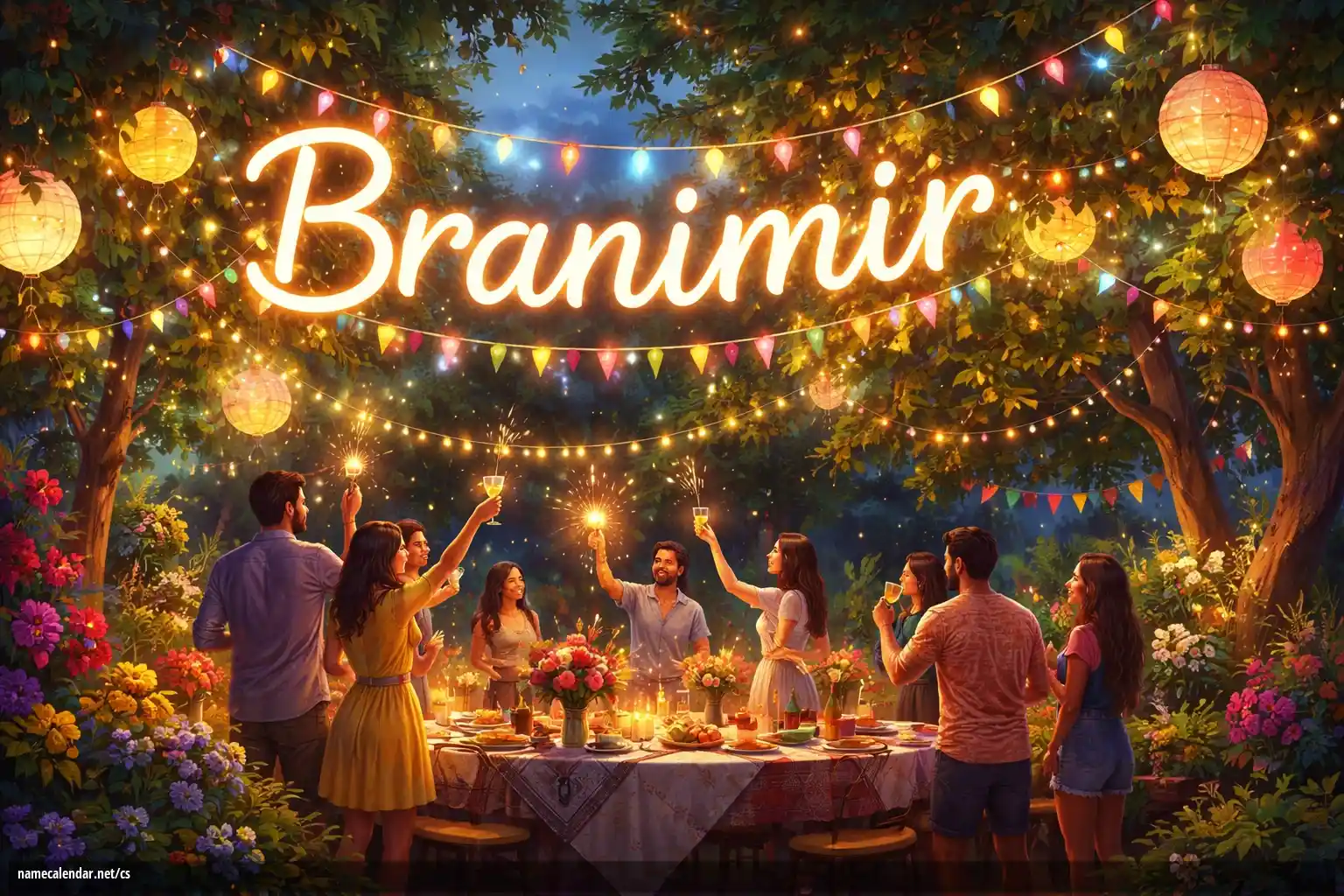 Oslava jmenin a jmenin - Branimir